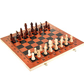 Фотография Шашки, шахматы, нарды (темное дерево) [=city]